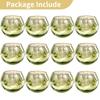6/12Pcs Mercury Glass Candle Holder Tea Lights Christmas Party Wedding Centerpieces Candlestick for Home Decoration