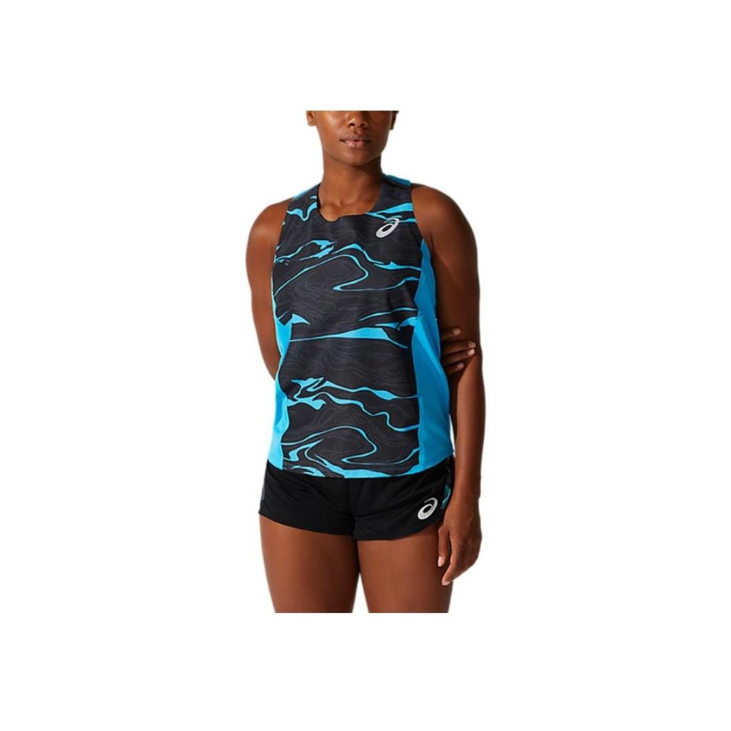 Asics Quick-Dry Fashion Breathable Vest Women Tops Blue 2092A269-403