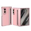 For Samsung Galaxy Z Fold 8 Ultra 7 6 5 4 3 360° Folding Flap Leather Pen Groove Tempered Glass Film Drop Resistant Phone Case