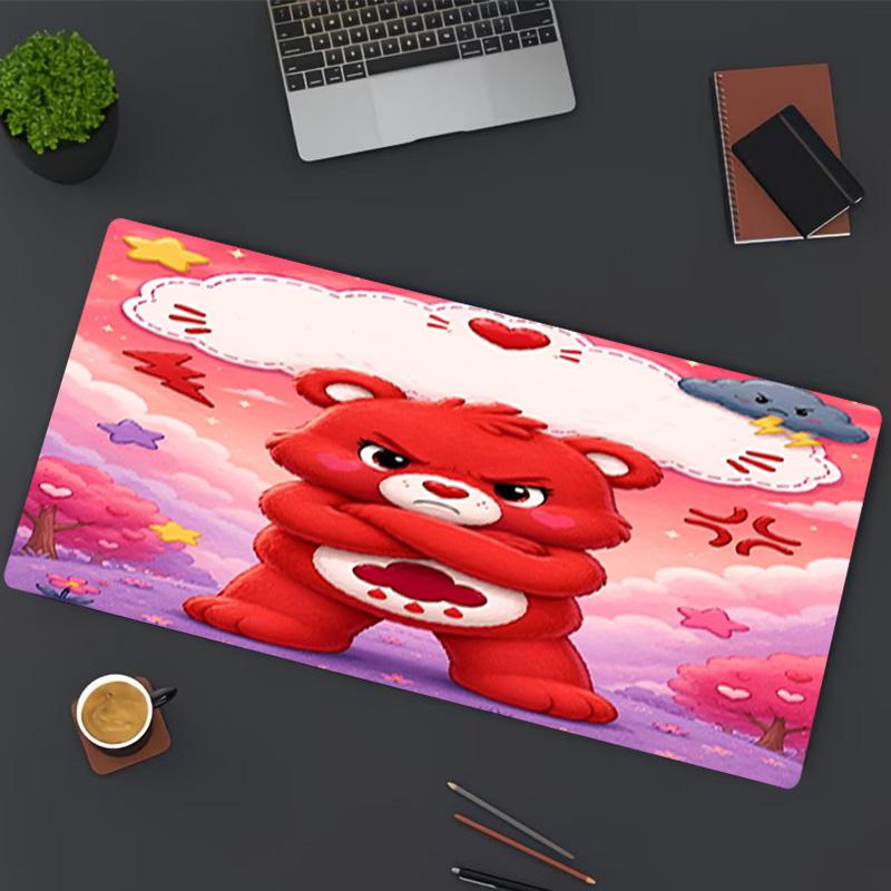 Care Bears Print Mouse Pad, for Keyboard Pad Laptop PC Mat for Office Home Use, Desk Decor, Perfect Birthday Gift for Gamers