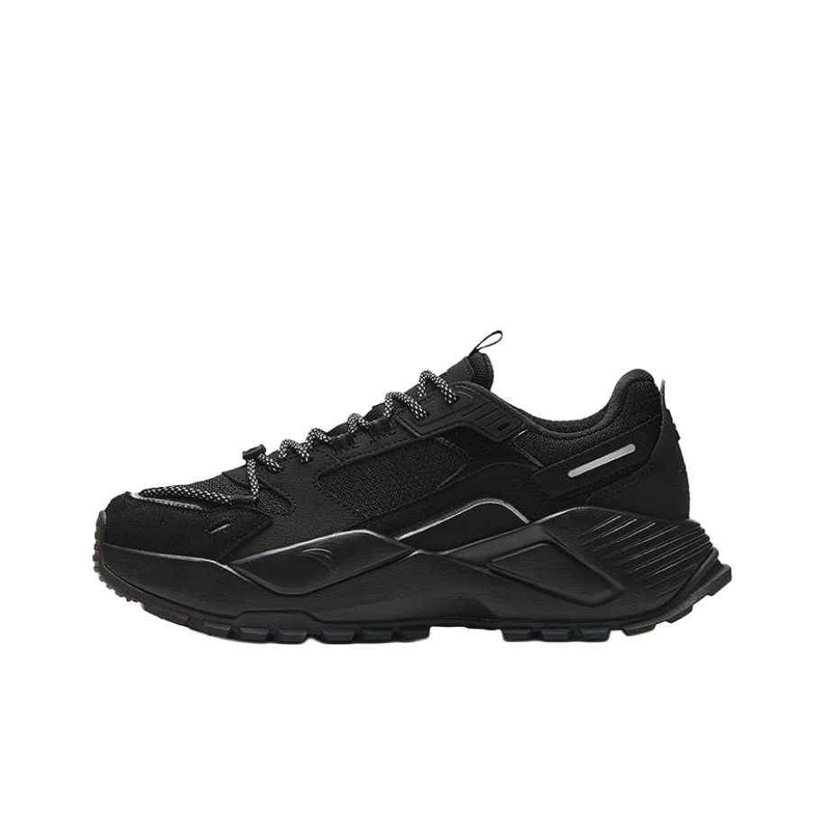 Anta Star River Comfortable Casual Shock Absorbing Wear Resistant Low Top Dad Shoes Men sneakers Black 912418848-1