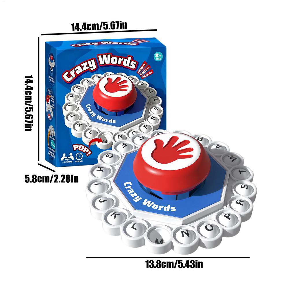 

Словесные настольные игры Пресс Алфавитная обучающая доска Игрушка Образовательная игра на правописание букв для ребенка, мальчика, девочки, взрослого, для семейных посиделок красный