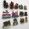European Countries Villa Fridge Magnets Message Board Magnetic Stickers CHildren Gifts Home Decoration Fridge Stickers