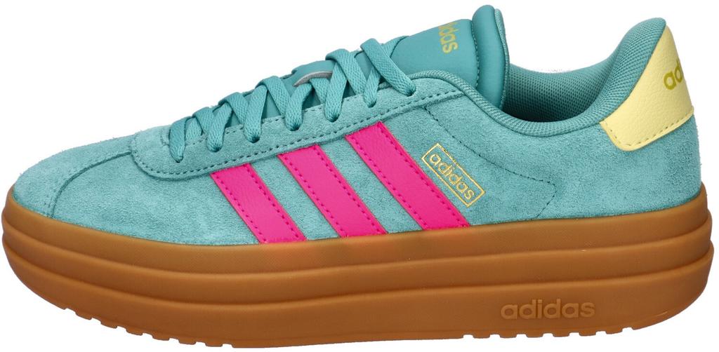 Adidas VL Court Bold Women Sneakers Powder Pink/shock Pink/powder Yellow