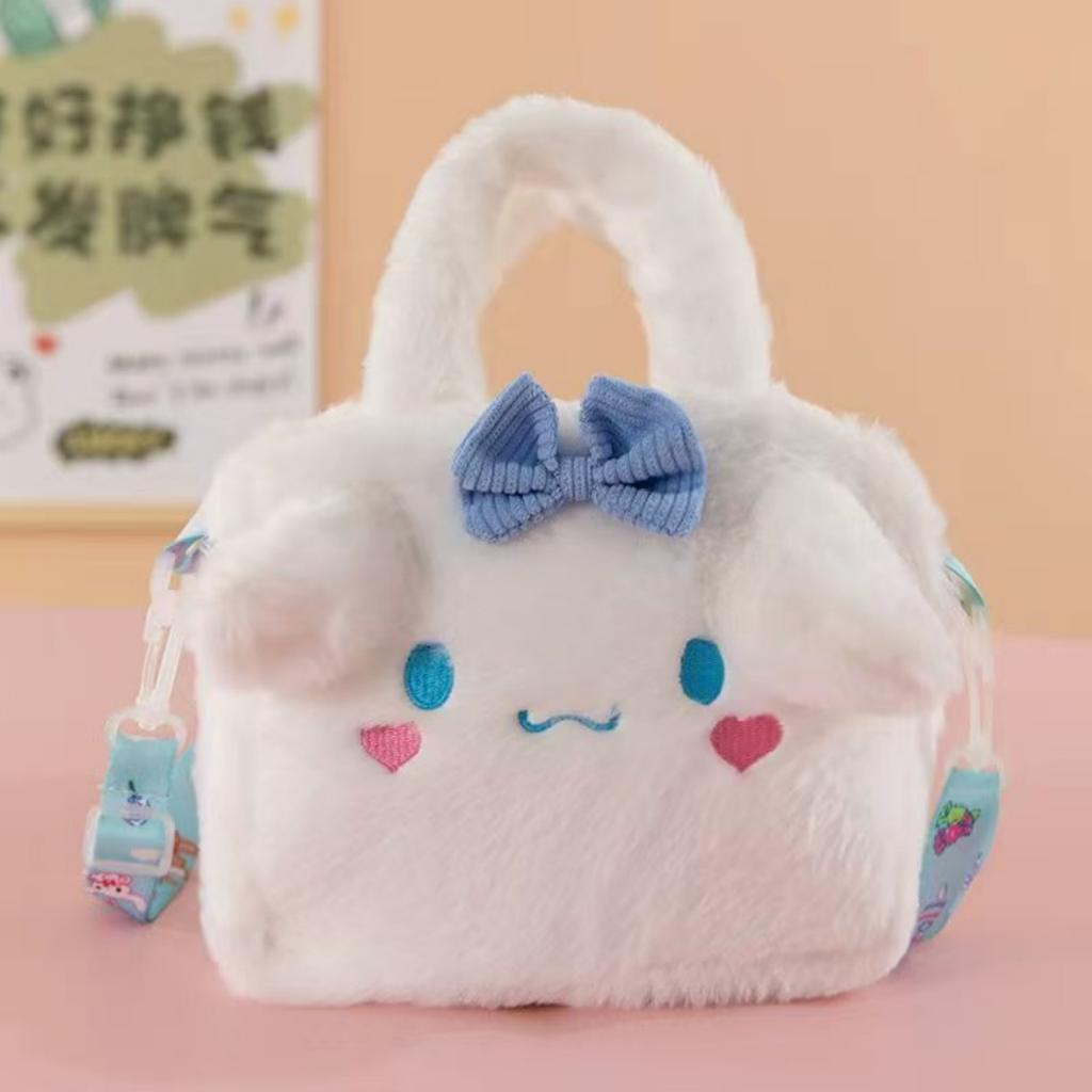 Cartoon Anime Handbag Soft And Cute Crossbody Bag Storage Travel Girl Birthday Gift