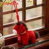 Year Of The Horse Lucky Plush Toy With Hanging Decoration For Kids Gift Collection