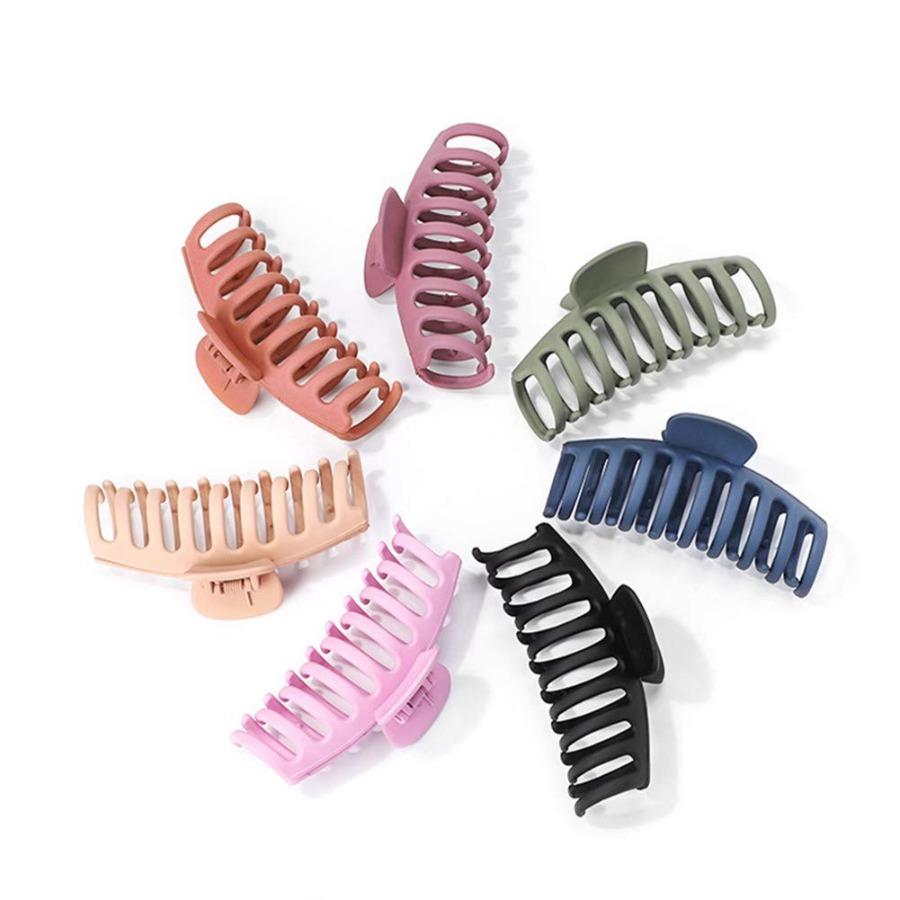 2 Pack Big Hair Claw Clips Nonslip Large Claw Clip for Women and Girls HairStrong Hold Grips Hair Accessories 4 Inch Black Idea