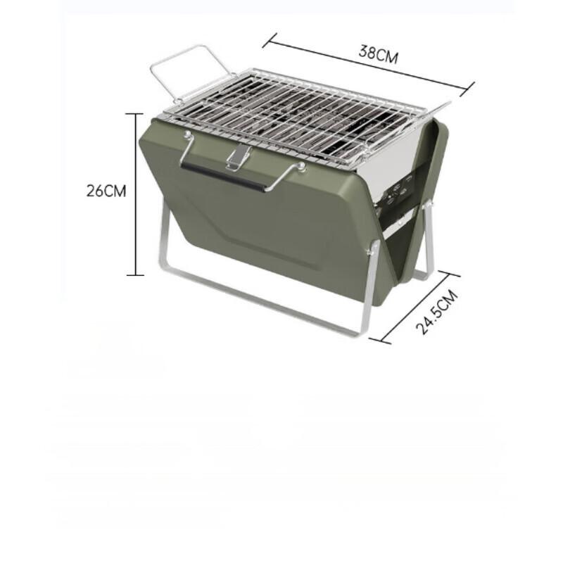 Large Foldable Portable Charcoal BBQ Grill