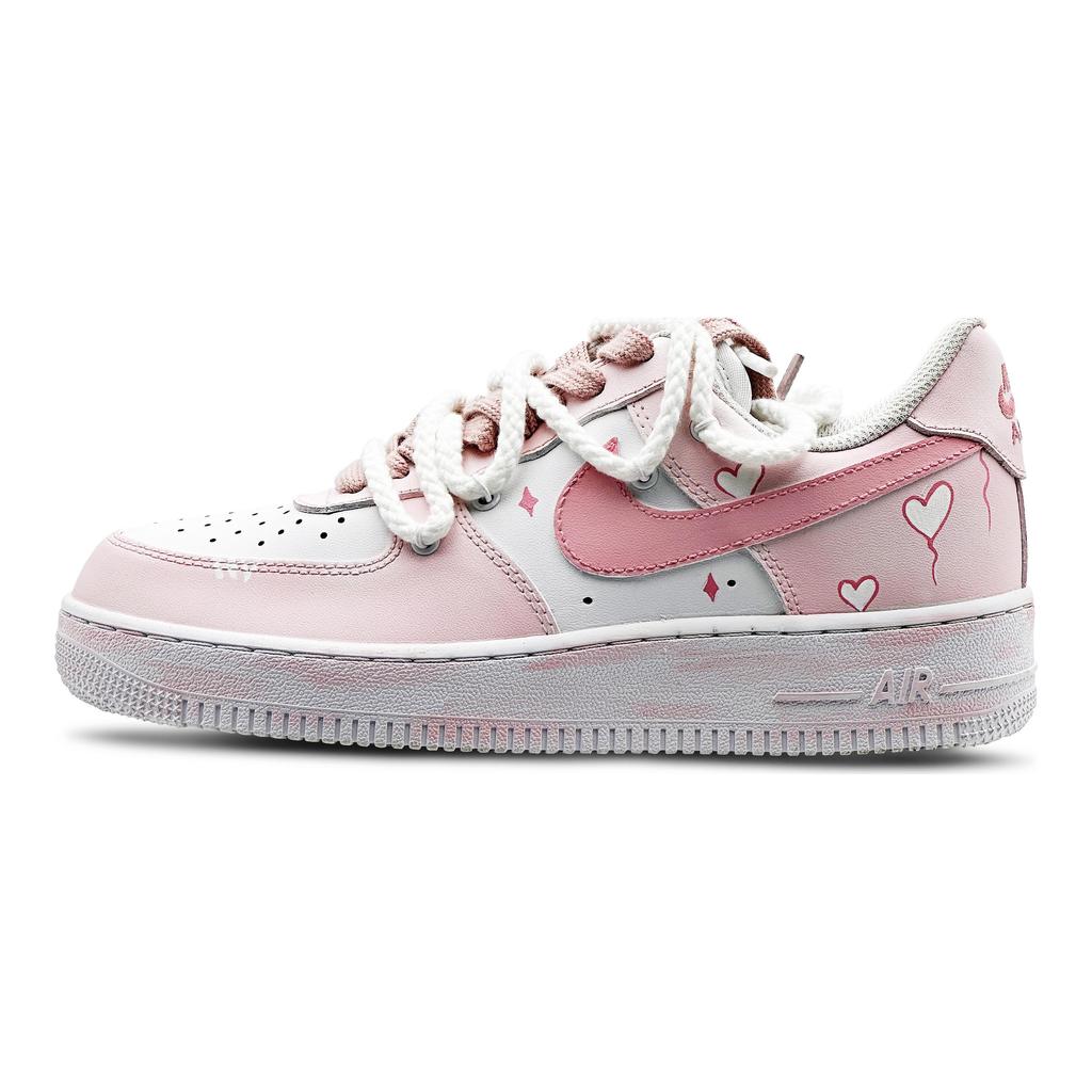 Nike Air Force 1 Coverage Abrasion Resistant Low top Skateboard Shoes Women's White DD8959-100(Team118-)
