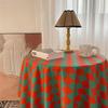 Christmas Tablecloth Xmas Red Green Tartan Buffalo Plaids Table Cloth Cover Kitchen Dining Party Holiday Farmhouse Decoration