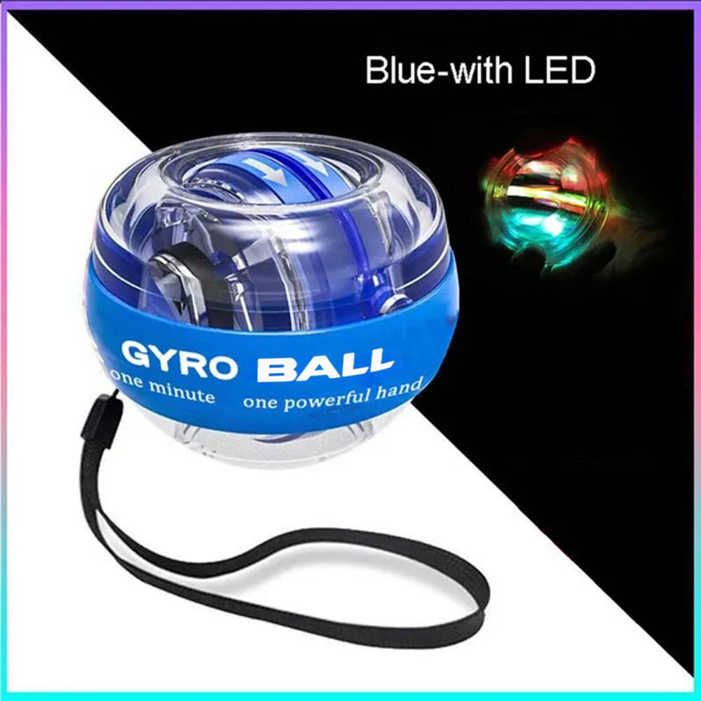 Auto Start Gyro Ball Wrist Ball Power Trainer Ball Strengthener and Forearm Strengthening Exerciser Home Gym Fitness Equipment
