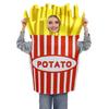 Halloween Party Cosplay Kostüm Ketchup Pommes Frites Anzug für Erwachsene Bühnenauftritt