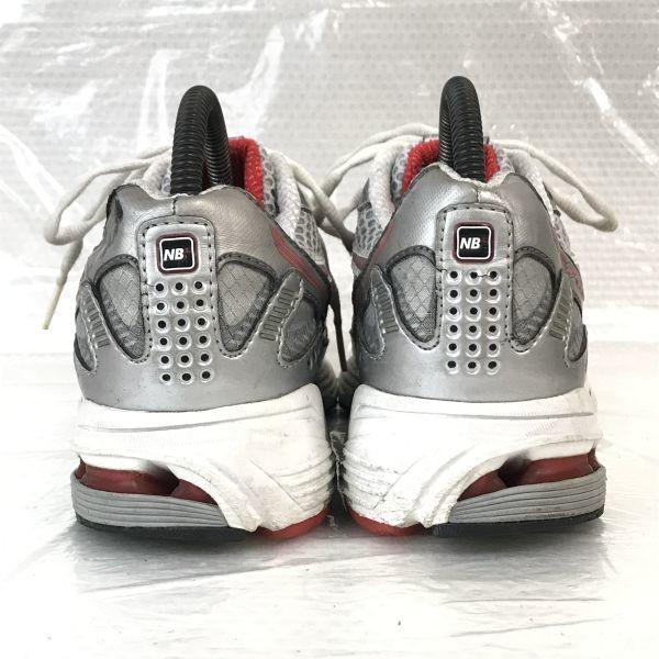 New balance WR760SR Modelo Kanpei Tênis de Corrida Feminino 24.5 Prata Vermelho Treino de Desempenho(USADO)