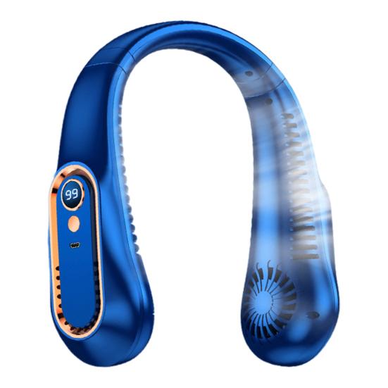 Bladeless Portable Neck Fan USB Rechargeable Mini Cooling Fan Silent Hands-Free Wearable Neck Cooler for Outdoor Travel