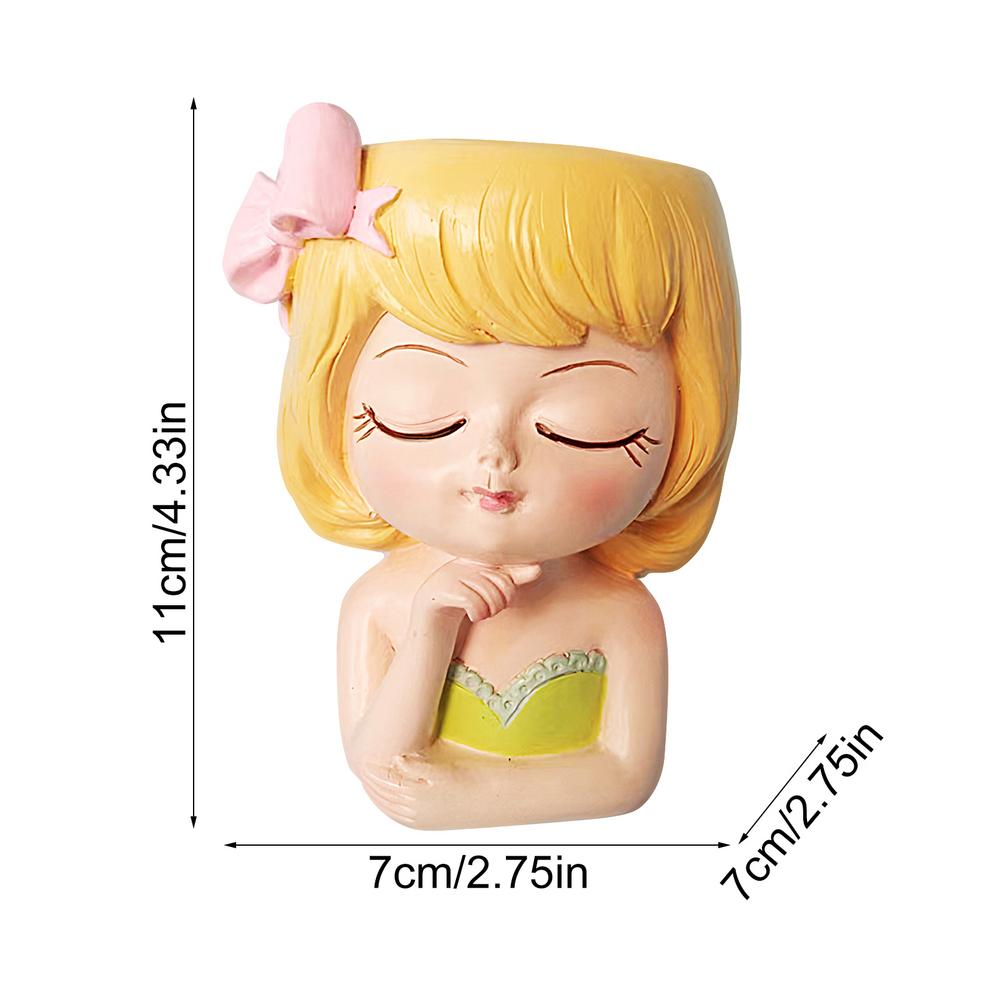 

3D Fairy Girls цветочный горшок суккулентное растение цветочный контейнер для кафе кухня гостиная спальня домашний сад кашпо декор A