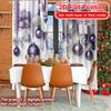 Flat Printing Lavender Ornaments Chic Curtains Semi Art Deco Festive Suitable Living Room Light Filtering Set Of 2 Made Polyester Great Decor