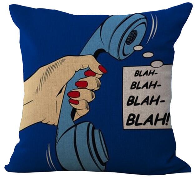 Pillows Cover Fashion Cushion Cover Linen Pillow Case Home Decoration Car Sofa Decorative Pillowcase 45X45Cm