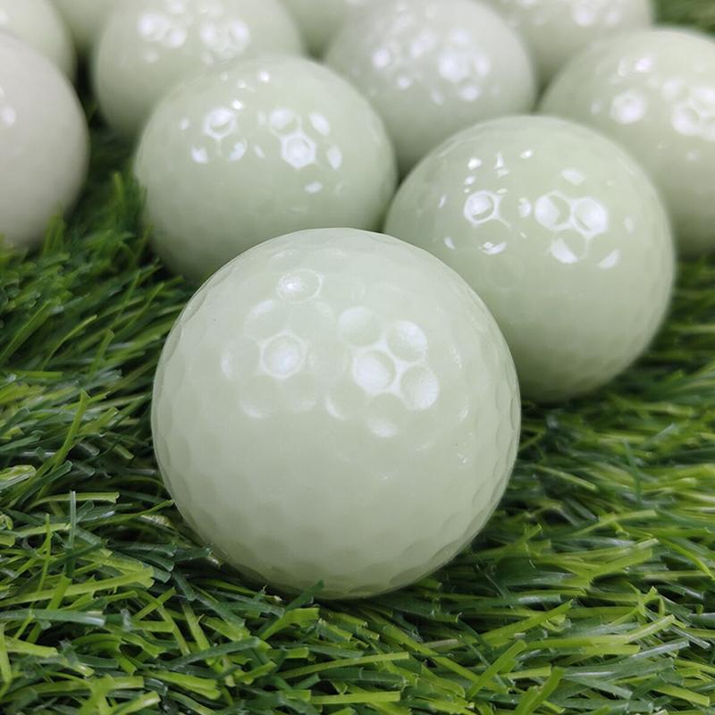 1 Stück Leuchtender Golfball Leuchtbälle für Nachtsport Fluoreszierend Leuchtend im Dunkeln Golfball Langlebiger Heller Leuchtball