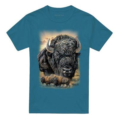 Wild Wings Unisex Adult Sunset Buffalo T-Shirt
