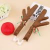 Cartoon Cute Christmas Car Decorations Deer Horn Car Reindeer Antler Kit  Exterior Accessories
