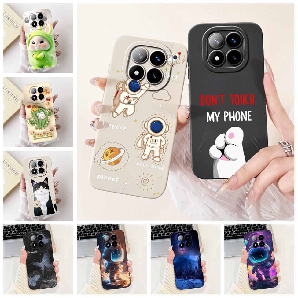 For Redmi Note 14 Pro+ 5G Cover For Redmi Note 14 Pro Plus 5G Case Silicone Cute Cartoon Luxury Fashion Shockproof Bumper Funda