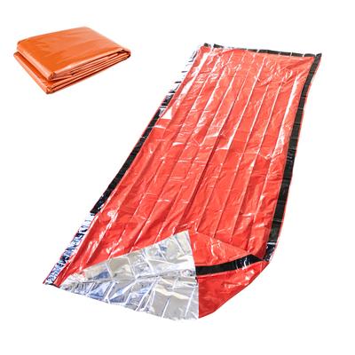 1pc Outdoor PE Aluminium Film Notfall Schlafsack, Wärmedämmung, Erste Hilfe, Überleben, Reflektierende Zelt, schmutzabweisend und Mo