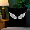 Angel Wings Pillow Case Fashion Square Pillowcase Bedroom Sofa Room Ins Decoration Leisure