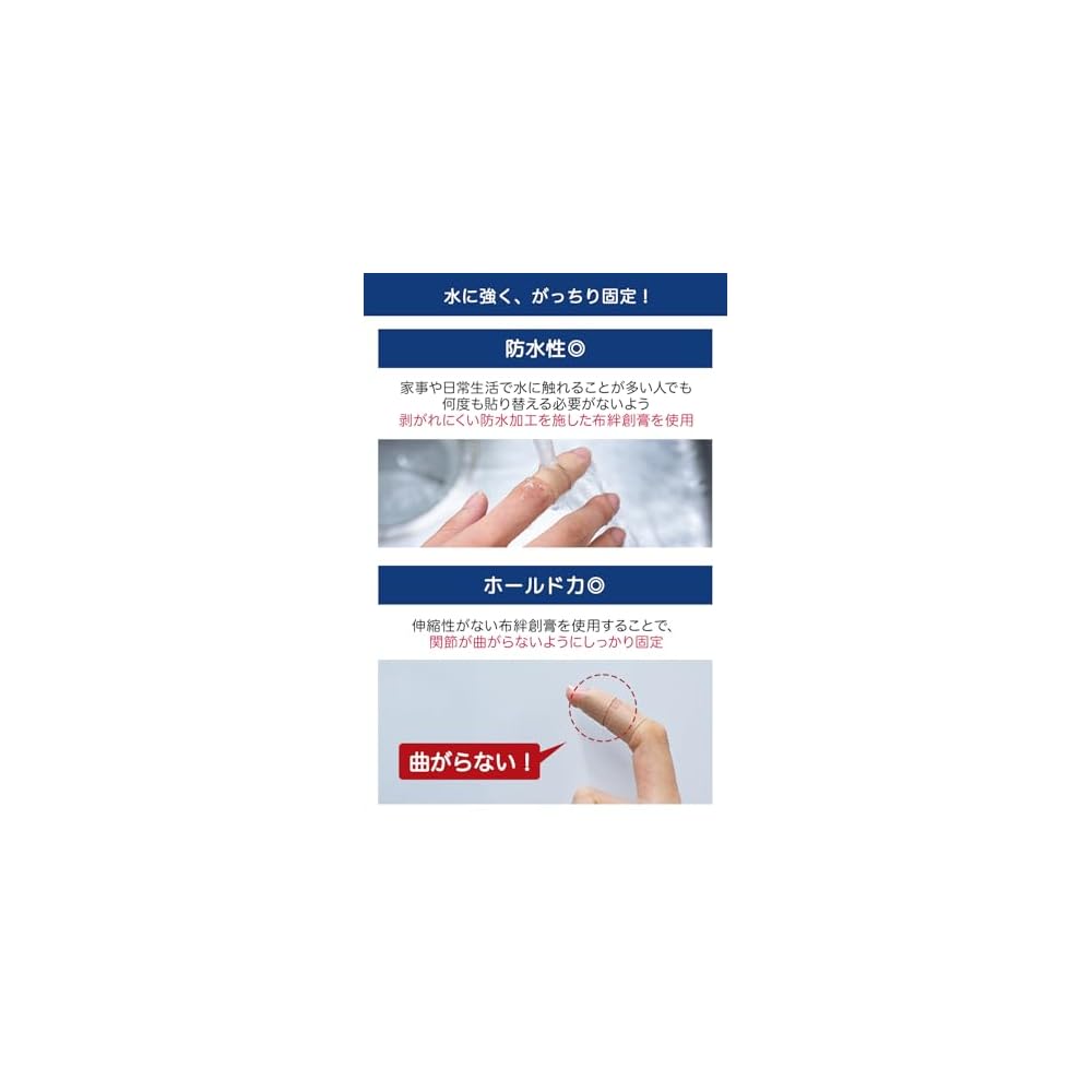 Takeuchi Pharmaceutical Heberden's Node Support Tape, 90 pieces (30 pieces x 3), stretchable,