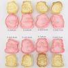 8Pcs/Set Cat Cookie Cutters Plastic 3D Cartoon Pressable Biscuit Mold Cookie Stamp Kitchen Baking Pastry Bakeware Tool
