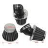 Motorcycle Scooter Air Filter 35mm 38mm 42mm 45mm 48mm 50mm Bend Elbow Neck Motor Air Filter Cleaner for 50cc 110cc 125cc 140cc Air Filters 7