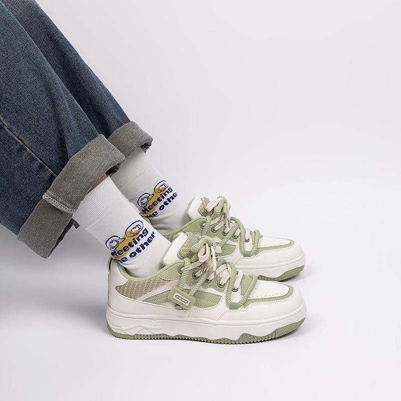 Global Thick-soled Heightening Color Matching Board Shoes Spring Viral Trends Fashion Sports Shoes Design Sense Men's Shoes ZHQ5616