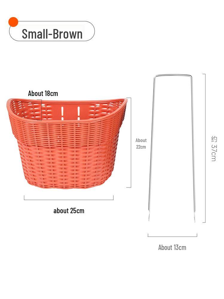 Universal Blue Front Bicycle Basket for Permanent Storage