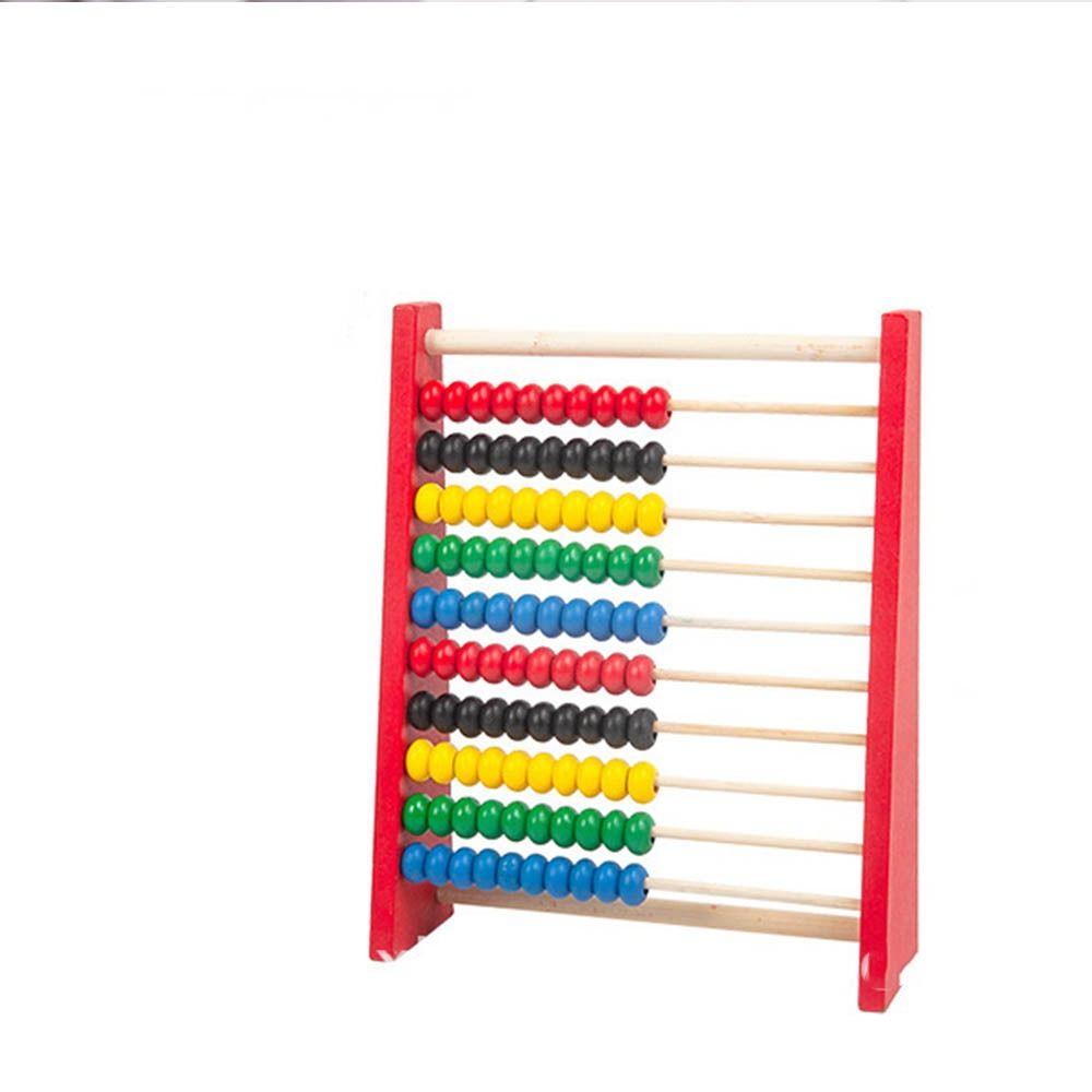 Wooden Abacus for Kids Colorful Beads Intelligence Development Children's Educational Toys Montessori Toy Mini Children Toys