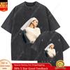 Vintage Washed Rosalia Lux Tour 2025 New T Shirt Men Women Harajuku Aesthetic Oversized Tshirts Summer 100 Cotton Tops Tshirt