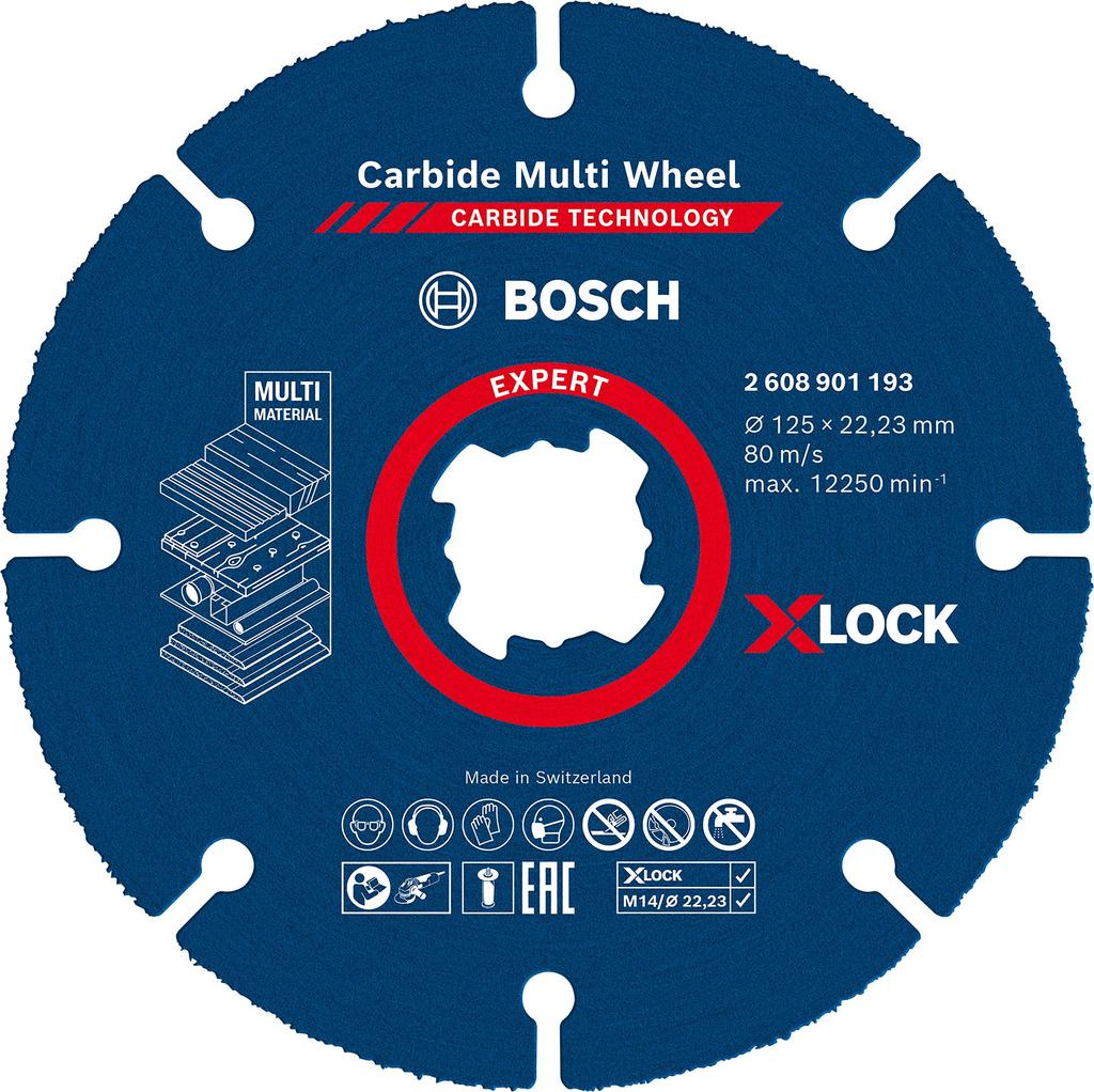 Bosch Carbide 2608901193 X-LOCK Multislipehjul