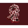 New Christmas Red Rhombus Knitted Scarf Female Autumn and Winter Student Couple Warm Fashion Versatile Scarf