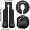 Amelity Car Seat Back Storage Hook, Car Hooks For Headrest, Car Headrest Hooks For Purses And Bags, Purse Hanger For Car (2 Pack, Black)