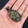 Dragon Blood Jasper 999 Copper Wire Wrapped Pendant, Handmade Gemstone Pendant Jewelry, Gifts For Wife Brand New Pendant