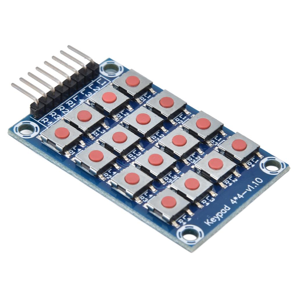 8 Pin 4x4 Array 16 Buttons Keyboard Switch MCU External Expansion Module for Electrical Control