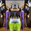 1pcs Inductive Witch and Sound Control Halloween Haunted House Atmosphere Decoration Horror Scene Layout