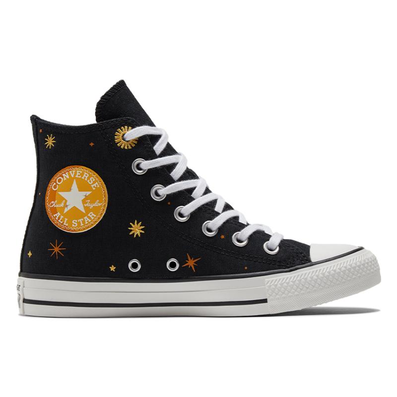 Converse Chuck Taylor All Star Canvas Shoes 'Black Yellow' Women's