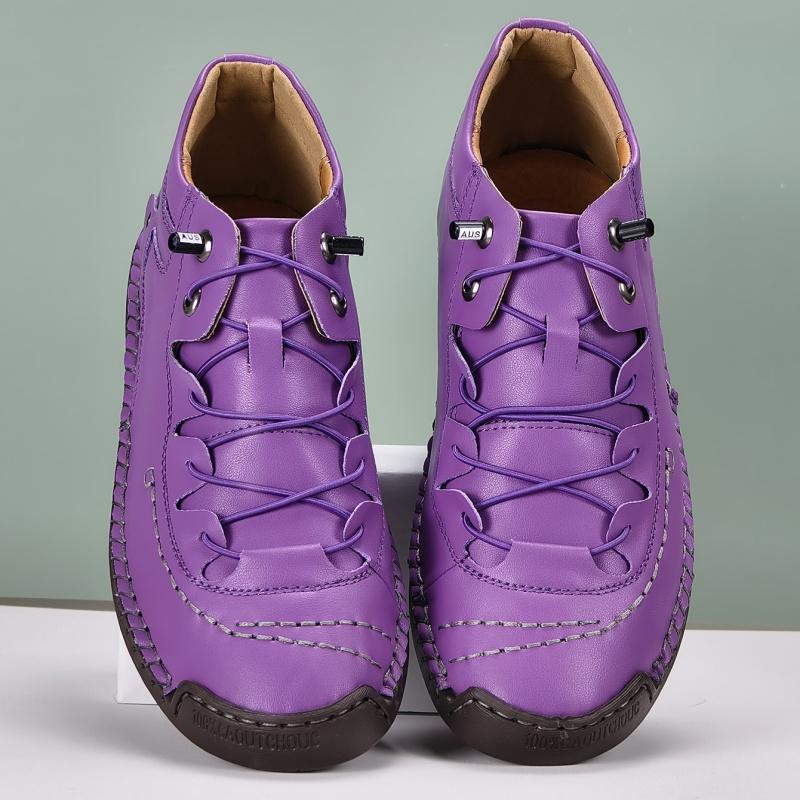 

Women s High Top Outdoor Hiking Shoes Pink Ankle Boots Casual Wide Head Purple Walking Shoes Plus Size EU:40 фіолетовий