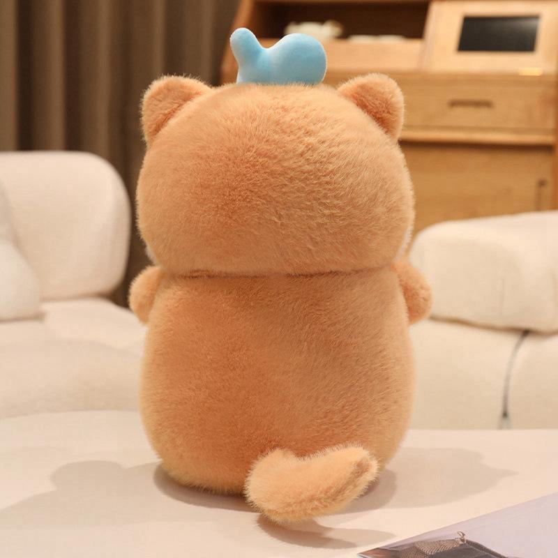 Niedlicher kleiner Fisch Katze Babykleidung Puppenkissen Puppe Plüschtier Mädchen Geburtstagsgeschenk Kinder Stoffpuppe