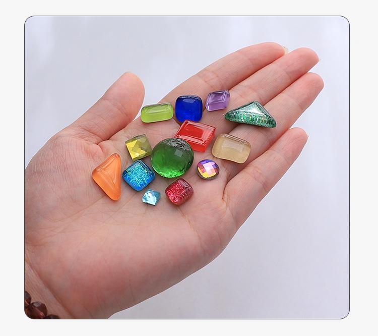 Cuentas de Cristal de Colores para Manualidades de Mosaico