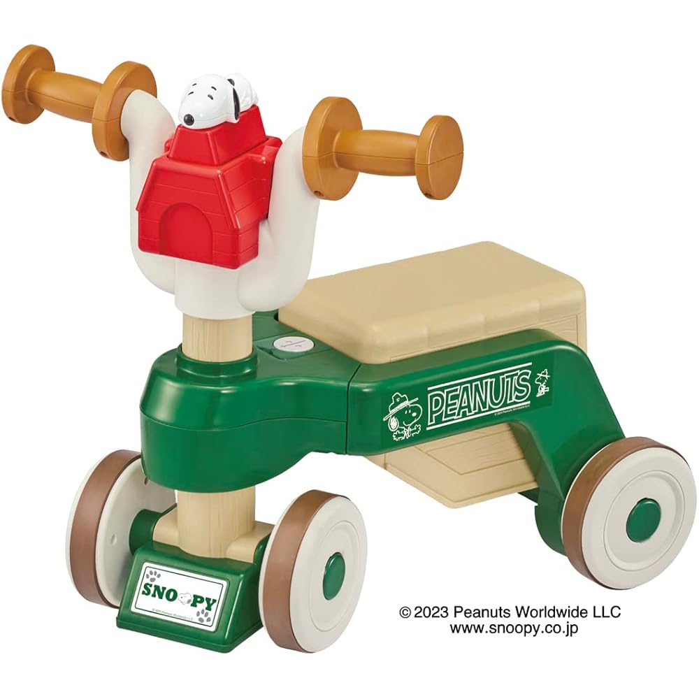 Takara Tomy 2-Way Walker Rider Snoopy Toy for Kids, Adjustable, Fun Design