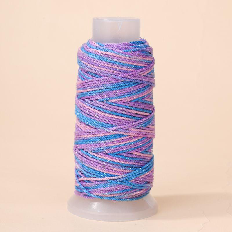 

Хлопковая нить тибетского стиля секционного крашения «Звездное небо» в большом мотке 1,2 мм для ручного плетения, DIY, ремешок для переноски, браслет, ожерелье, аксессуары секционного крашения с градиентом 4. Lo Shi Xia