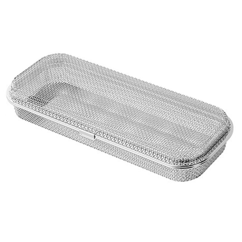 Stainless Steel Mesh Utensil Holder Kitchen Drying Rack Spoon Basket