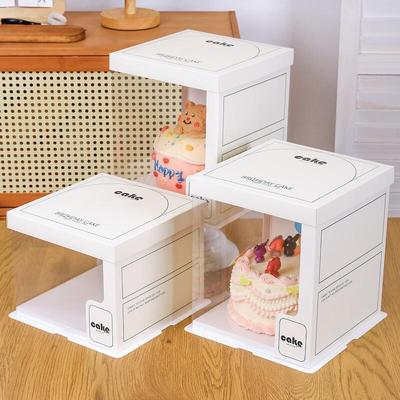 MDNG Semi-Transparent Cake Box