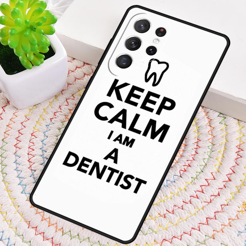 Cute Dentist Teeth Phone Case for Samsung Galaxy note 10 pro S26 Ultra S23 S24 FE S25 S21 S22 PLUS shockproof Cove
