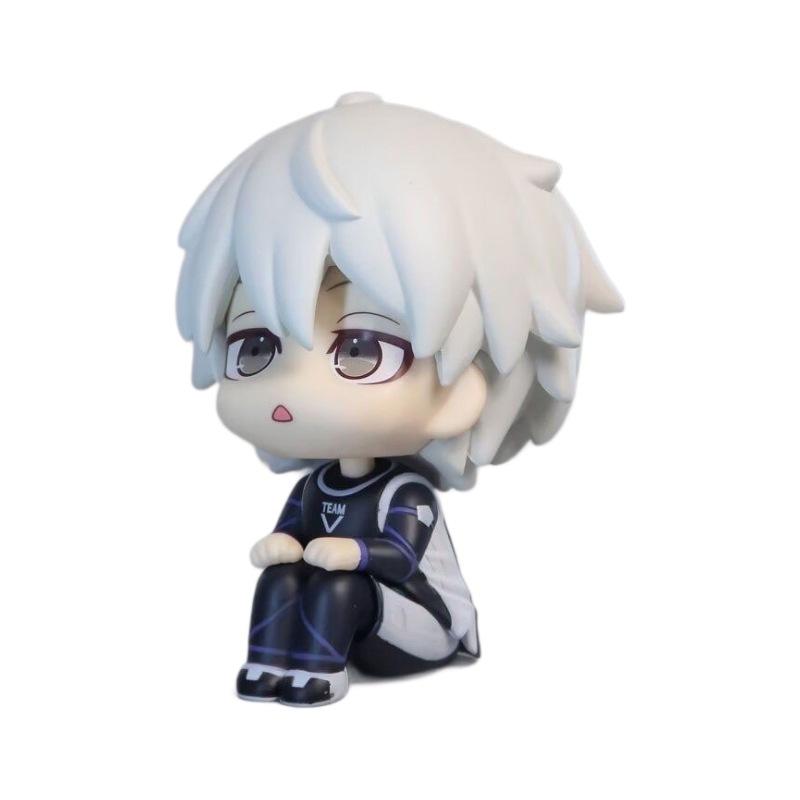 10cm Blue Lock Anime Figure Isagi Yoichi/Nagi Seishiro Action Figure Collection Model Doll Toy